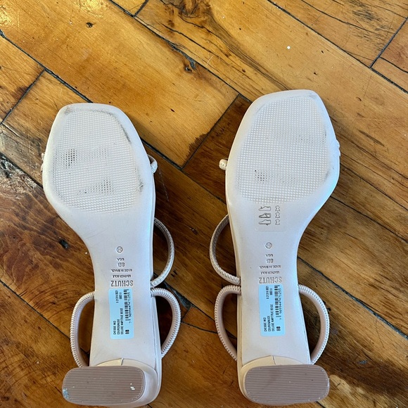 Chessie Mid Nappa Leather Sandal nude size 8 - Picture 4 of 5